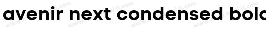 avenir next condensed bold字体转换